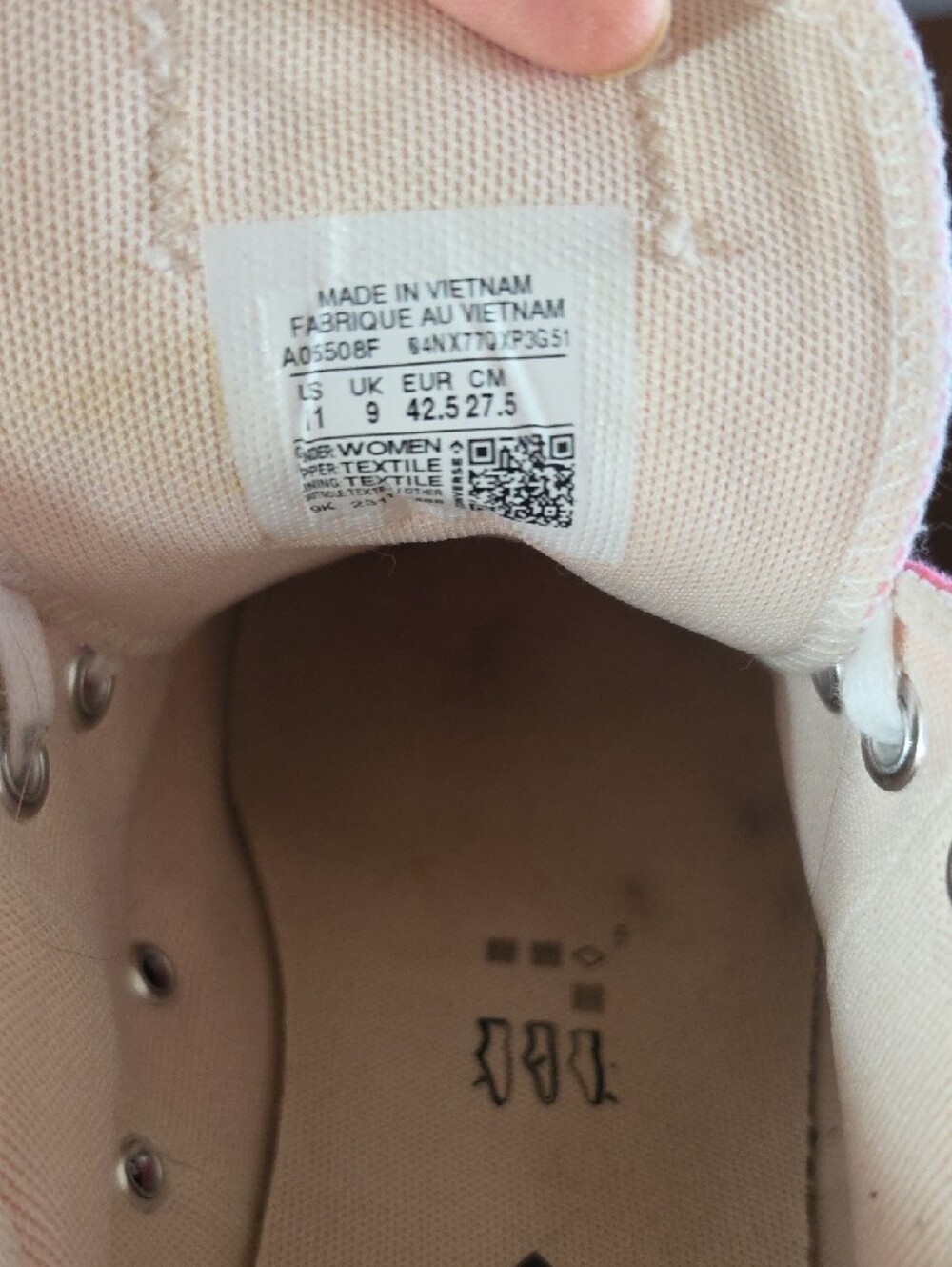Converse All Star Lift Pink Low-Top Canvas Sneakers - Picture 5 of 7
